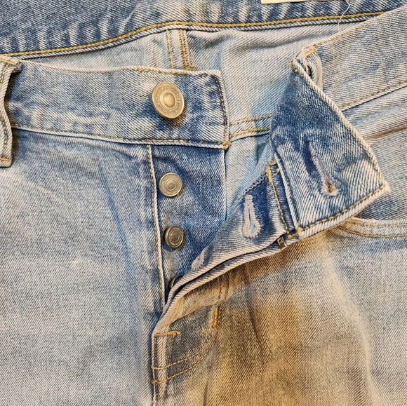 Allsaints Cigarette Jeans Stretch Slim Skinny Distressed Mens Size W33 - Picture 4 of 9